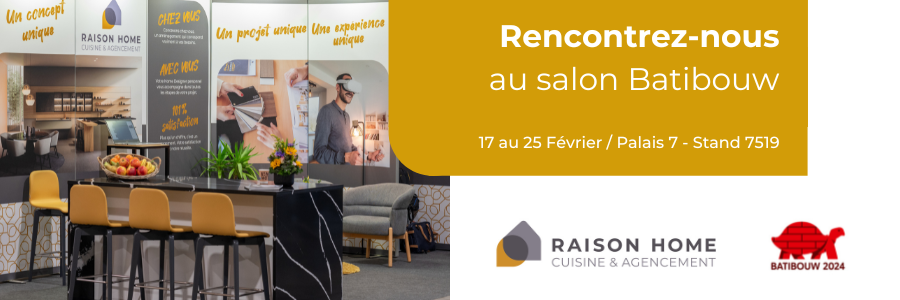 Infographie qui annonce la participation au salon avec une photo et différentes informations écrites