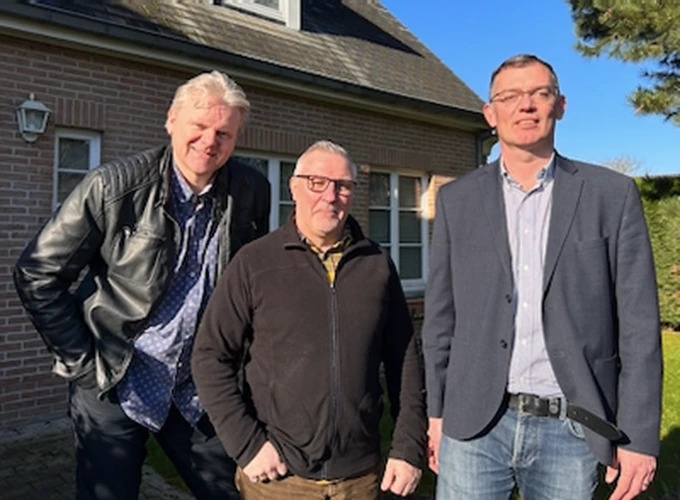 Photo de Benoît Vrielinck, Pascal Dandoy et Alain Barbier