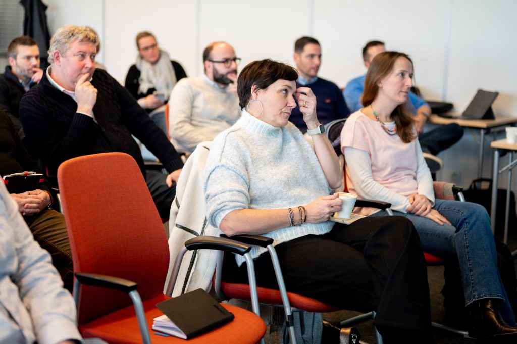Photo du public lors des voeux 2024 de Raison Home Belgium