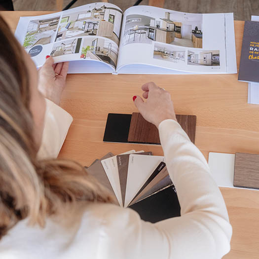 Avec le client, concept Raison Home